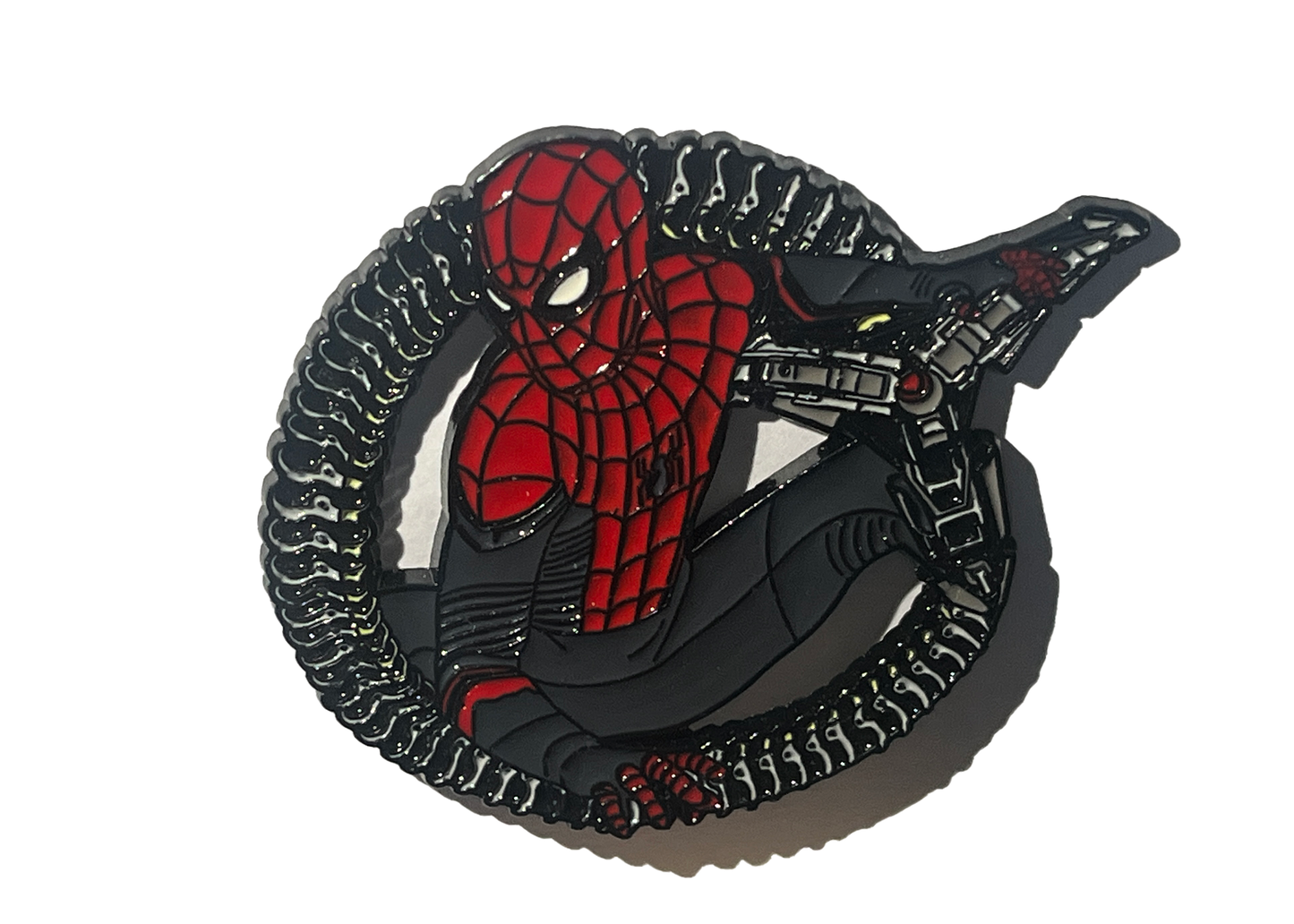 Spiderman con brazo robótico