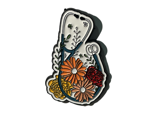 Estetoscopio & Flores