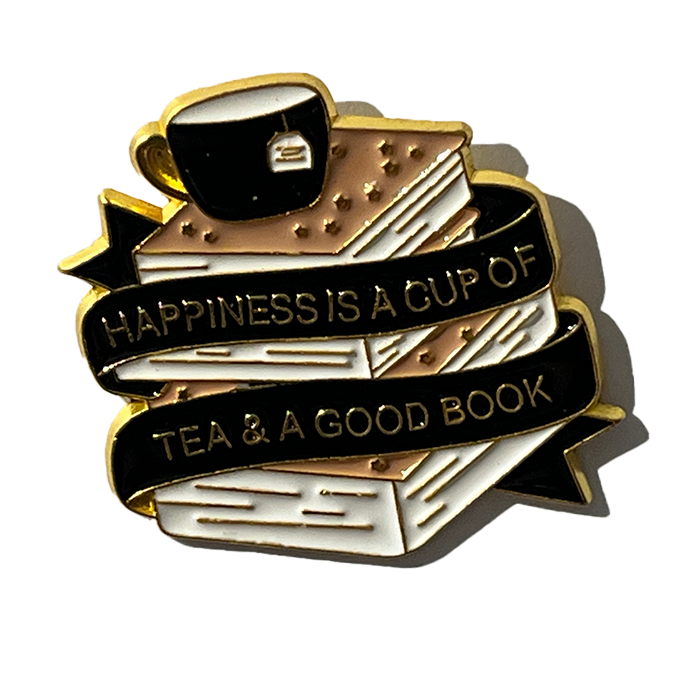 Happiness is a cup of tea & a good book