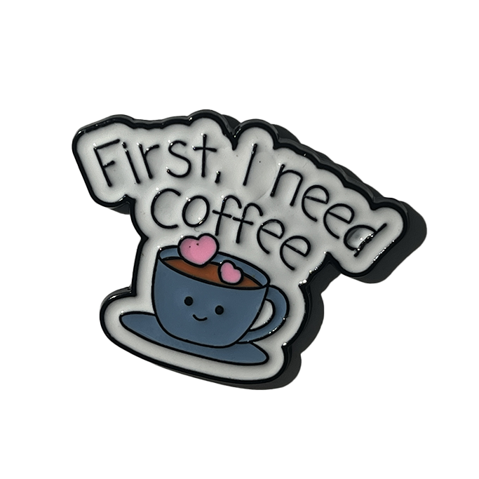 First, I need coffee