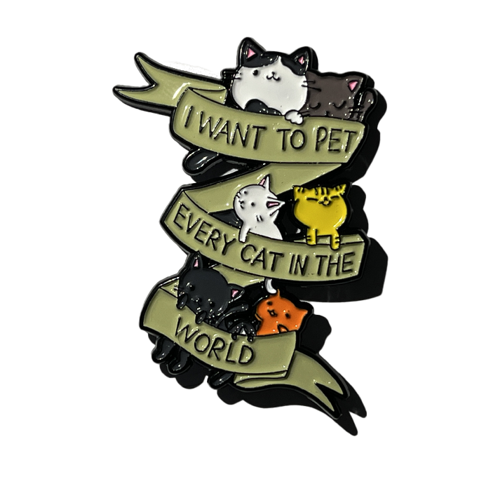 I want to pet every cat in the world