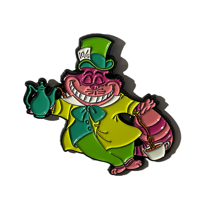 Cheshire vestido del sombrerero loco - Hora del té