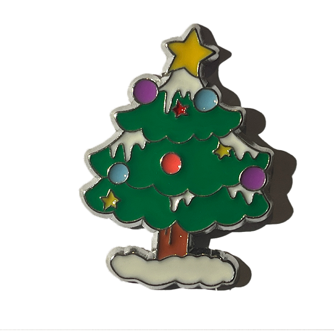 Arbolito de navidad con nieve