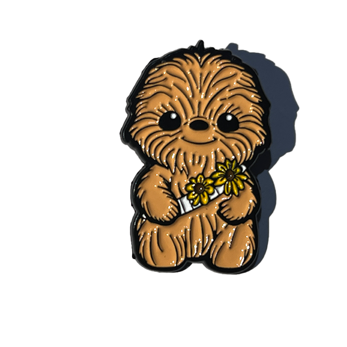 Chewbacca con Flores - Cartoon