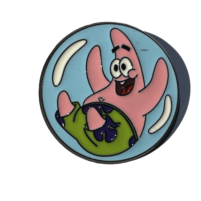 Patricio Estrella dentro de una burbuja