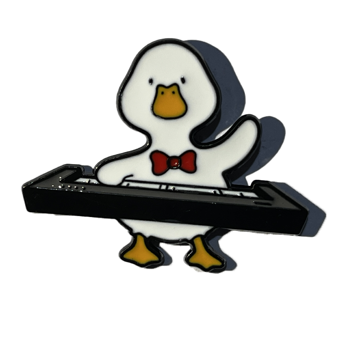 Patito en teclado