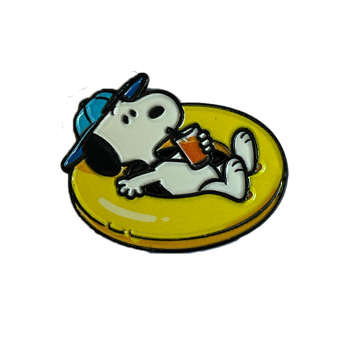 Snoopy en un flotador