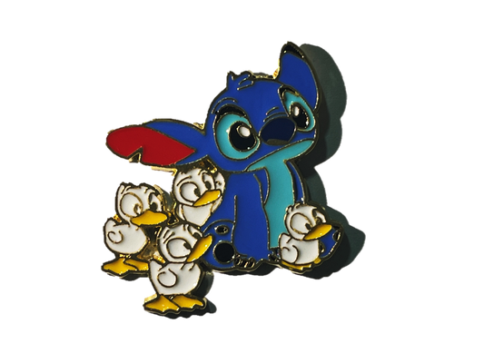 Stitch con patos