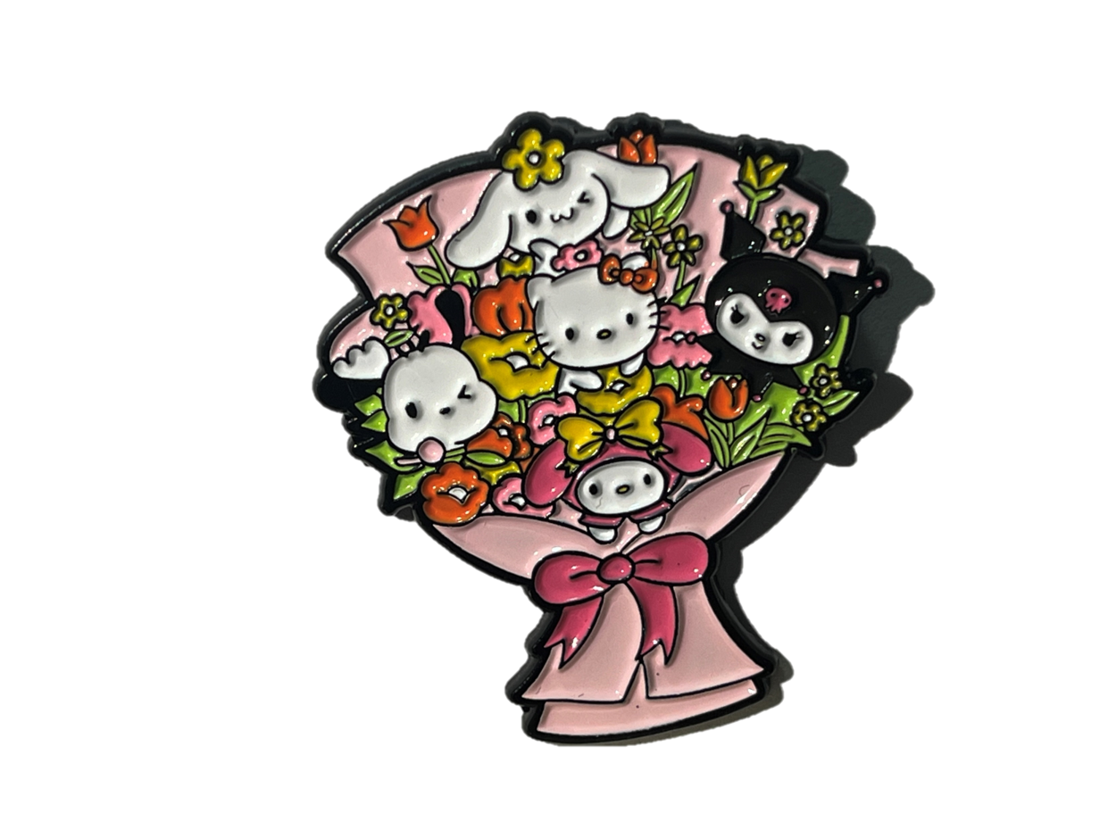 Hello Kitty y sus amigos - Ramo de flores