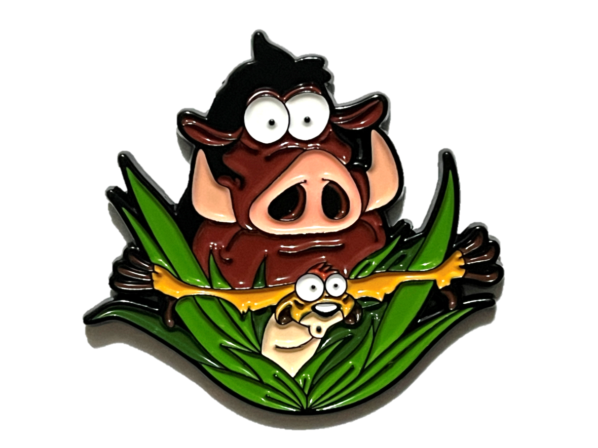 Timón y Pumba sorprendidos