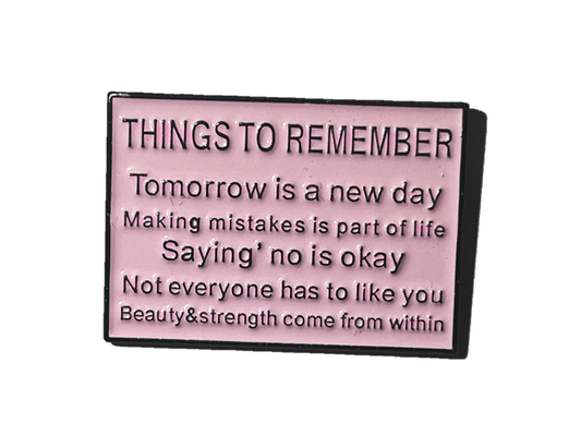 Things to Remember