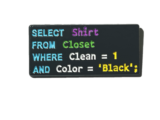 SQL - Black Shirt