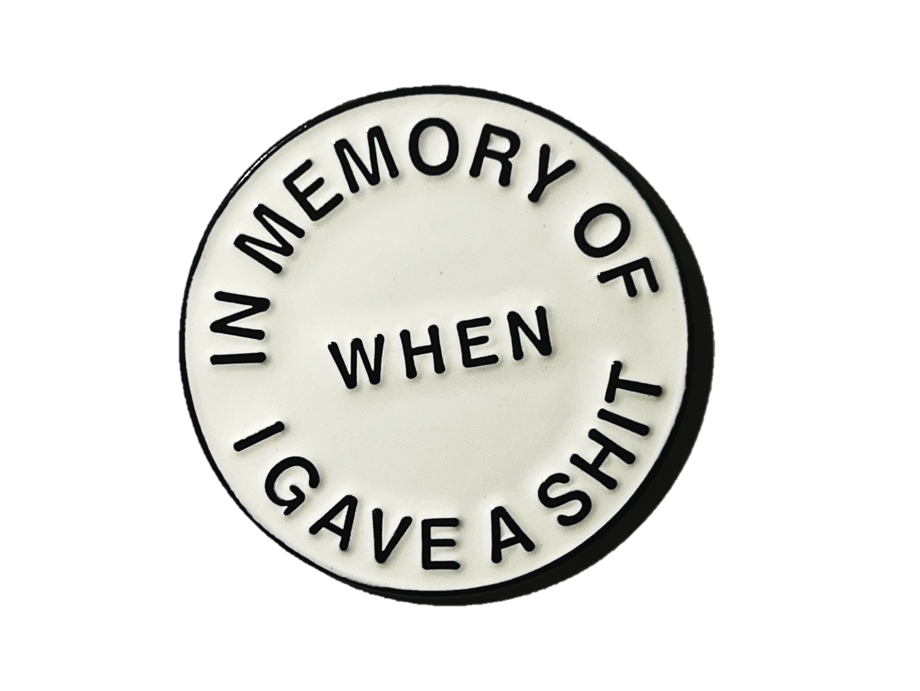 In memory of when I gave a ...