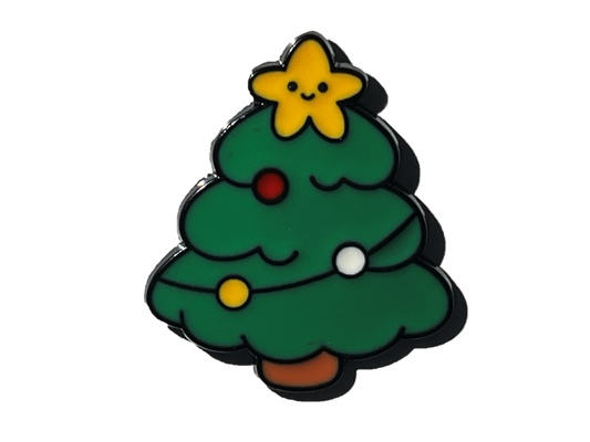 Árbol de Navidad con Estrella Sonriente