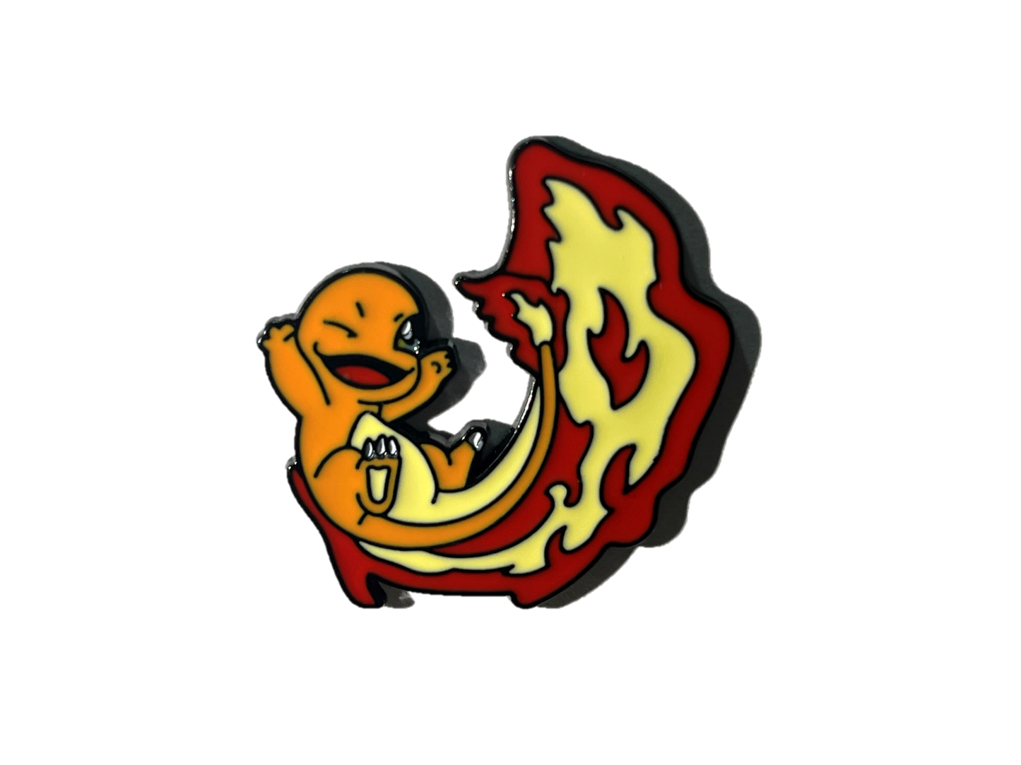 Charmander con estela de fuego