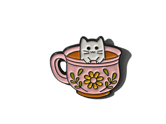 Gatito en taza