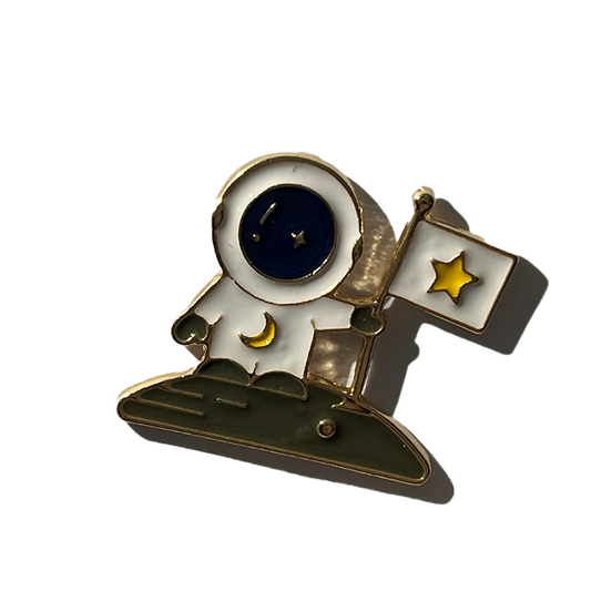 Astronauta conquistando un planeta