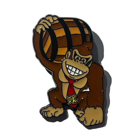 Donkey Kong con un barril