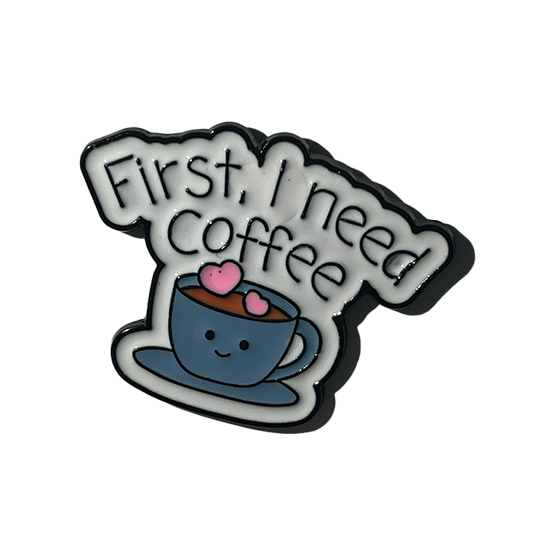 First, I need coffee