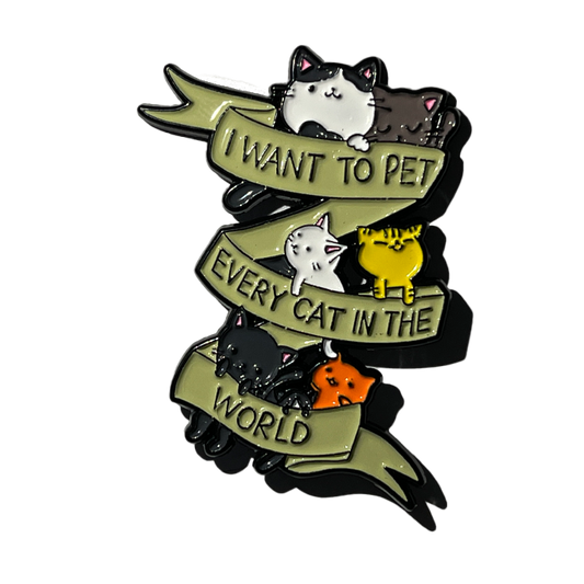 I want to pet every cat in the world