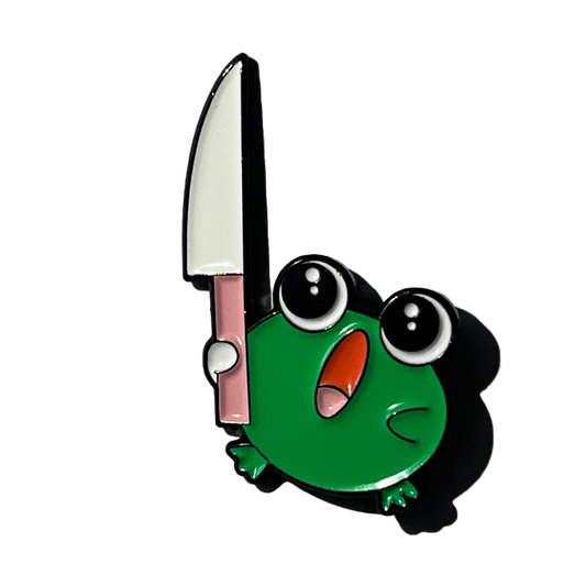 Ranita con cuchillo