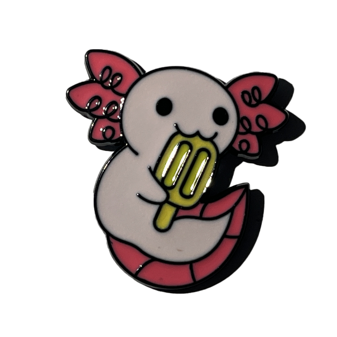 Ajolote con un helado