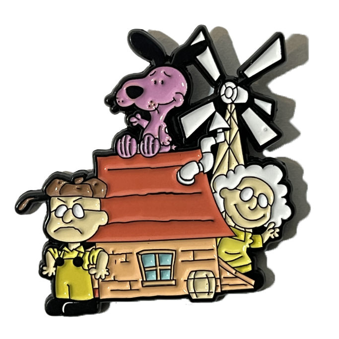 Los personajes de Coraje cross-over con los personajes de Snoopy