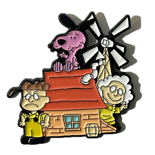 Los personajes de Coraje cross-over con los personajes de Snoopy