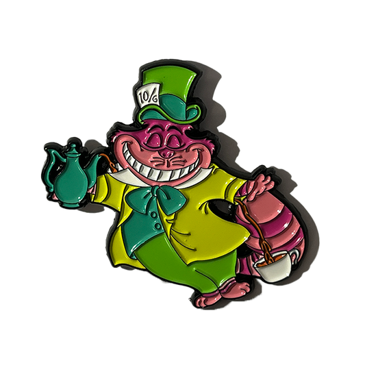 Cheshire vestido del sombrerero loco - Hora del té