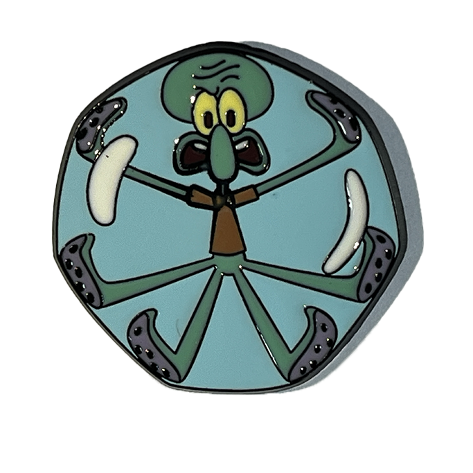 Calamardo dentro de burbuja