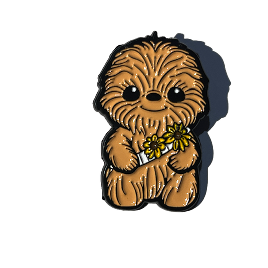 Chewbacca con Flores - Cartoon