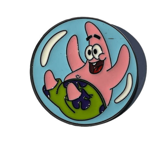 Patricio Estrella dentro de una burbuja