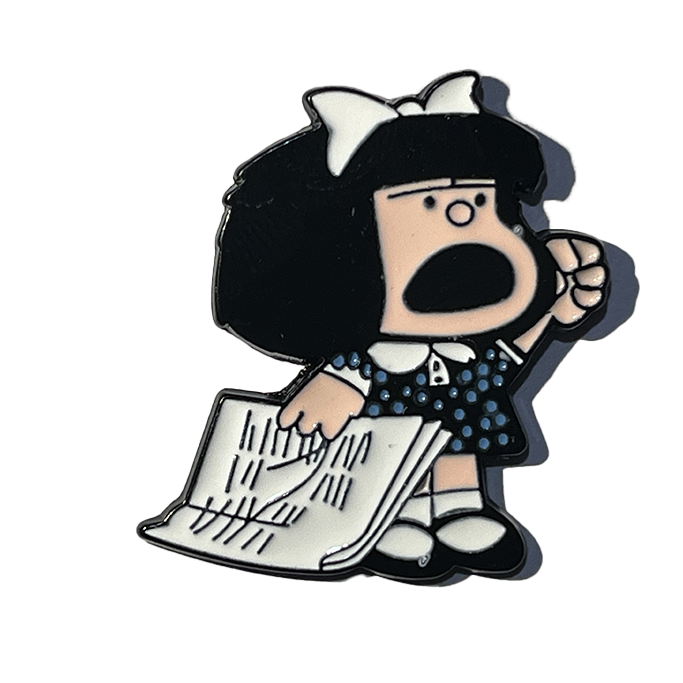 Mafalda protestando