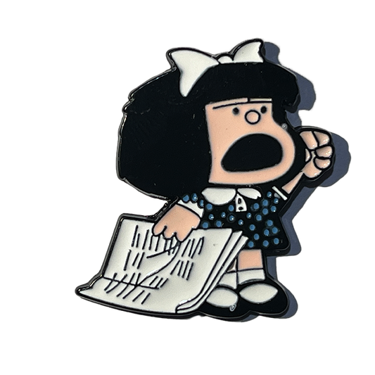 Mafalda protestando