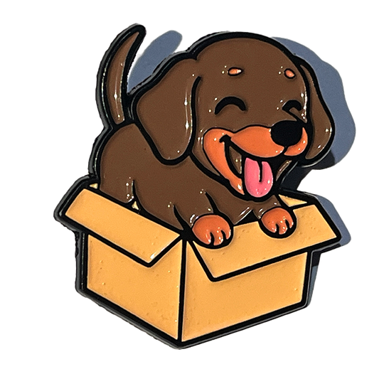 Salchicha dentro de una caja