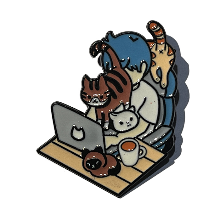 Tus gatos no te dejan trabajar