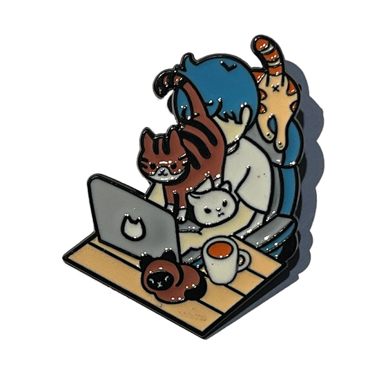 Tus gatos no te dejan trabajar