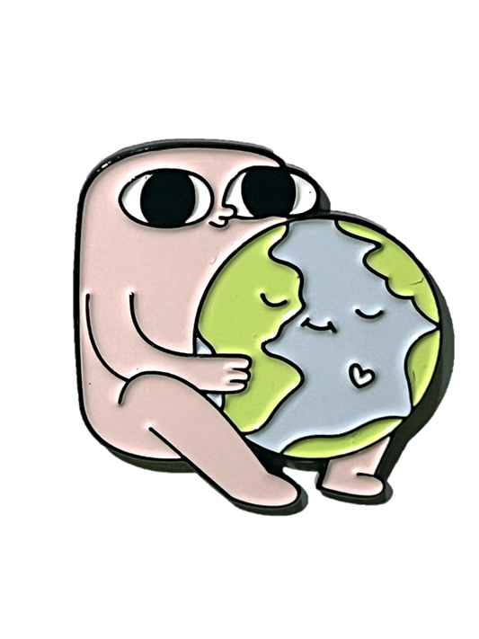 Bean abrazando el planeta Tierra