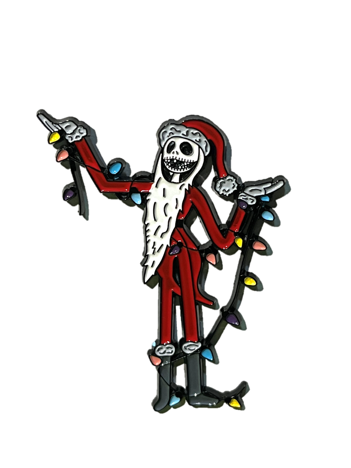 Jack Skellington with Christmas lights