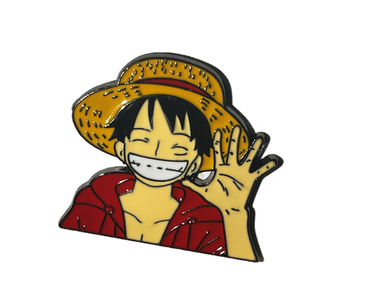 Luffy saludando