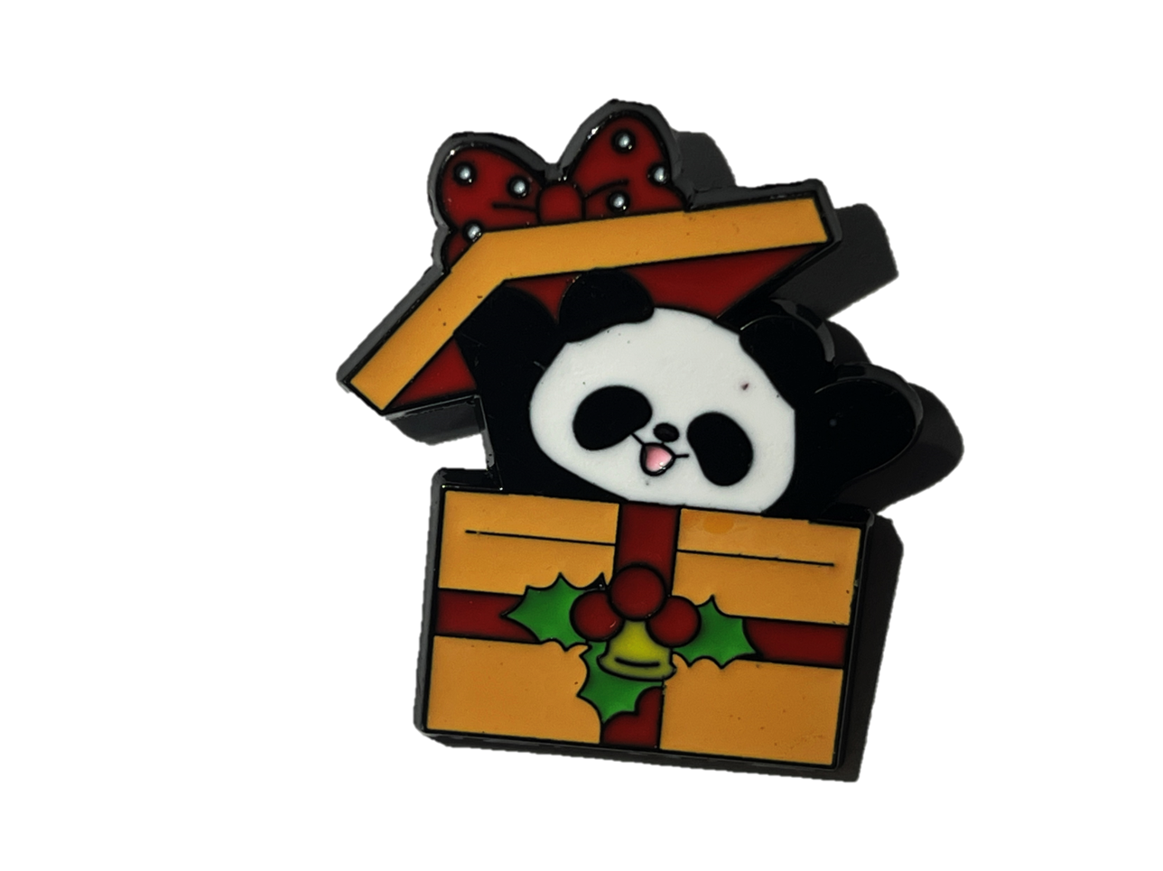 Panda saliendo de un regalo