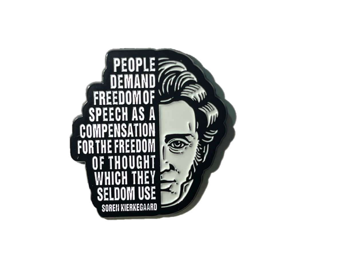 People demand freedom of speech as a compensation for the freedom of thought