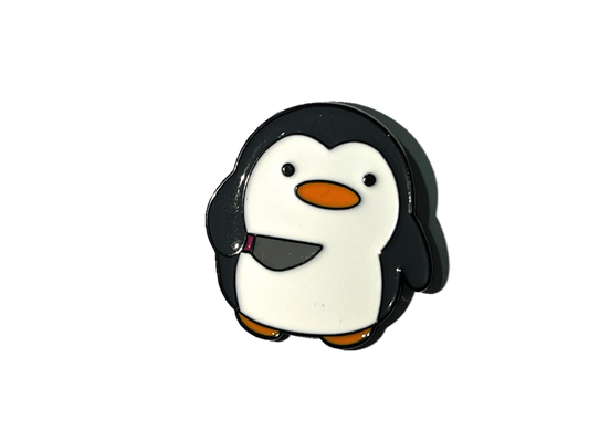 Pingüino con cuchillo