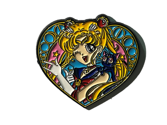 Sailor Moon dentro de un corazón