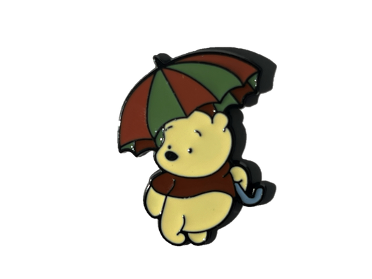 Winnie Pooh con sombrilla